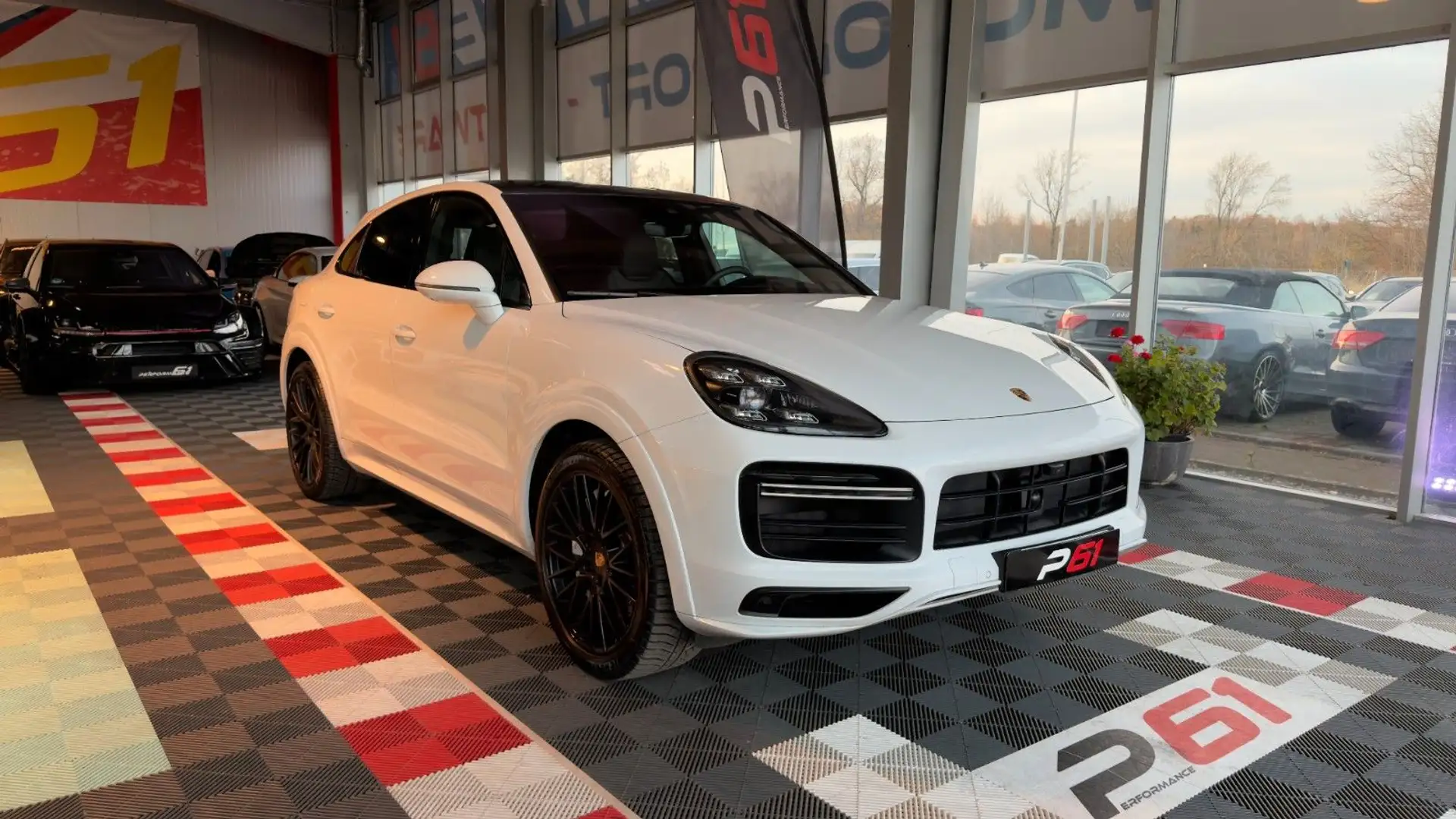 Porsche Cayenne Coupe Turbo/ Approved/ Leichtbauvariante Weiß - 1