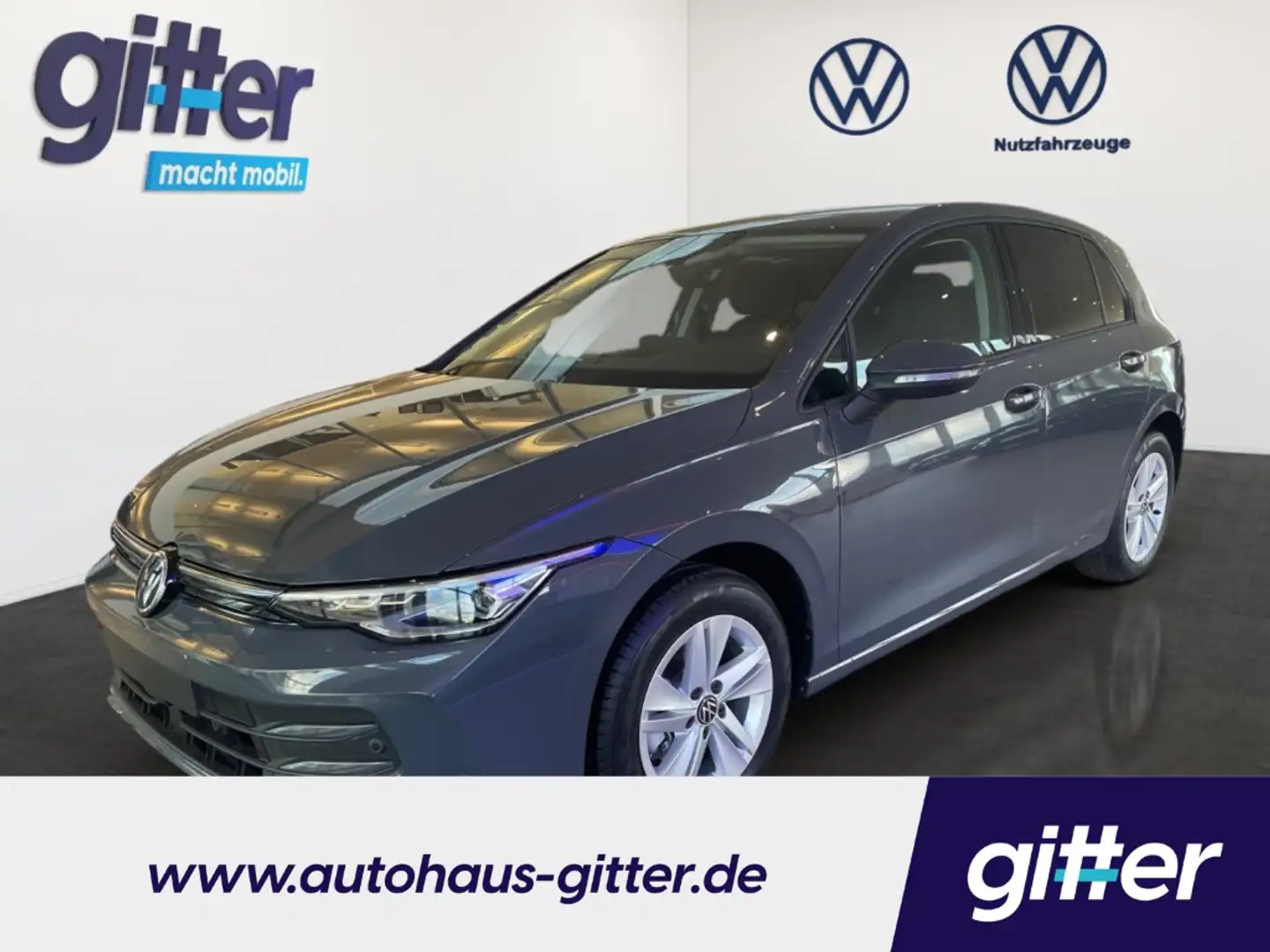 Volkswagen Golf VIII Lim. 1.5 TSI 85 kW Life NAVI ALU Digitales Co Gris - 1