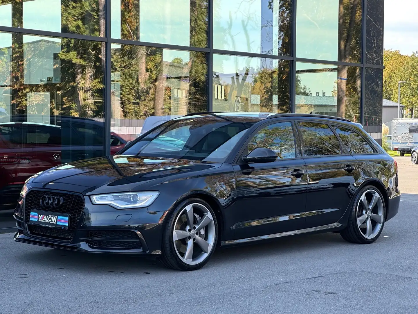 Audi A6 3.0 TDI quat. S-tr. Avant Comp. 3xS-Line HUD Schwarz - 2