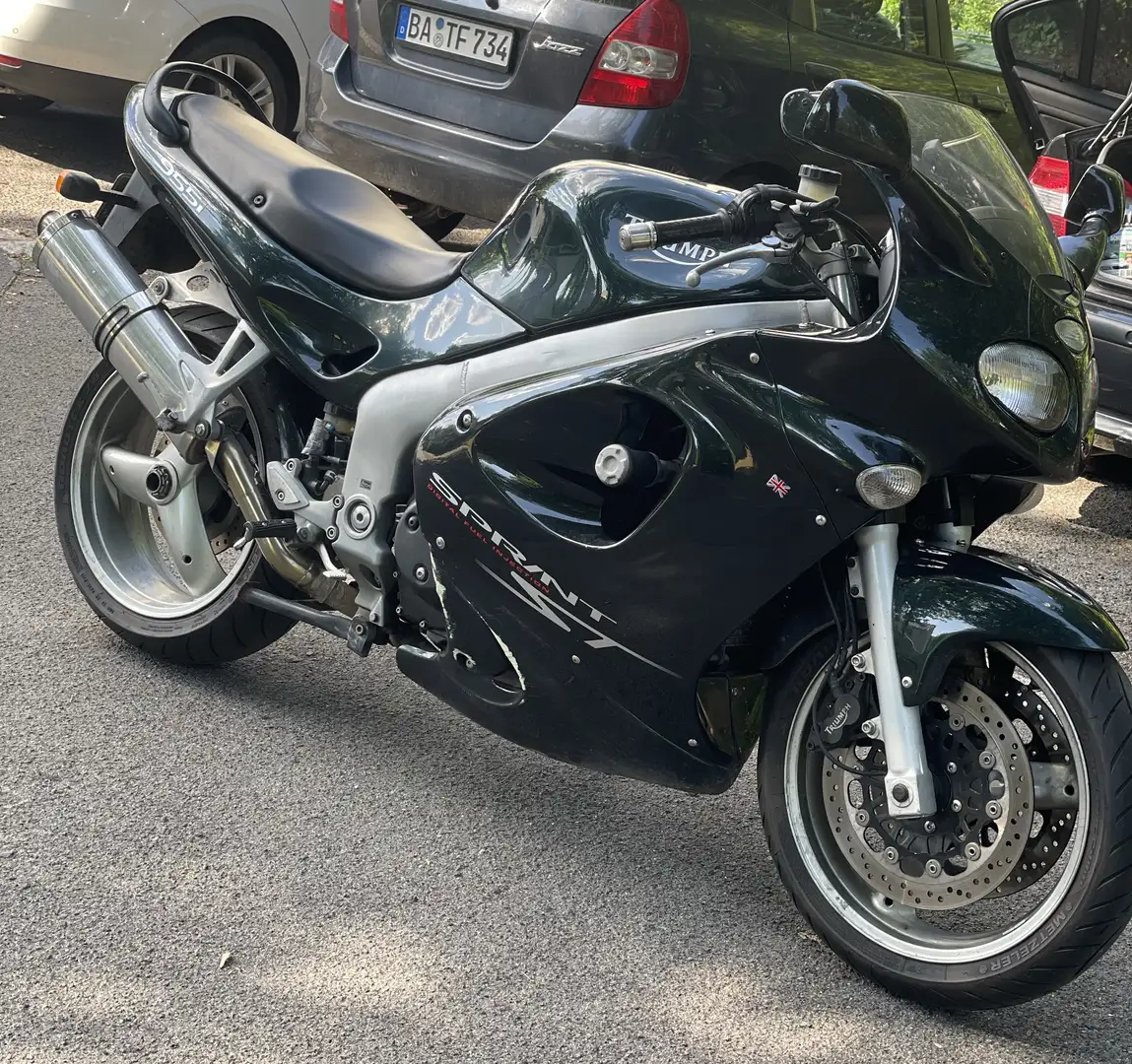 Triumph Sprint ST voll Scheckheft, TÜV 08/2026 Zielony - 1