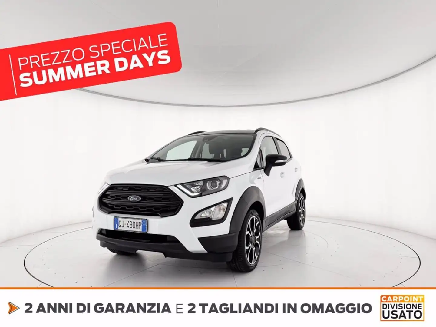 Ford EcoSport 1.0 ecoboost active s&s 125cv Bianco - 1