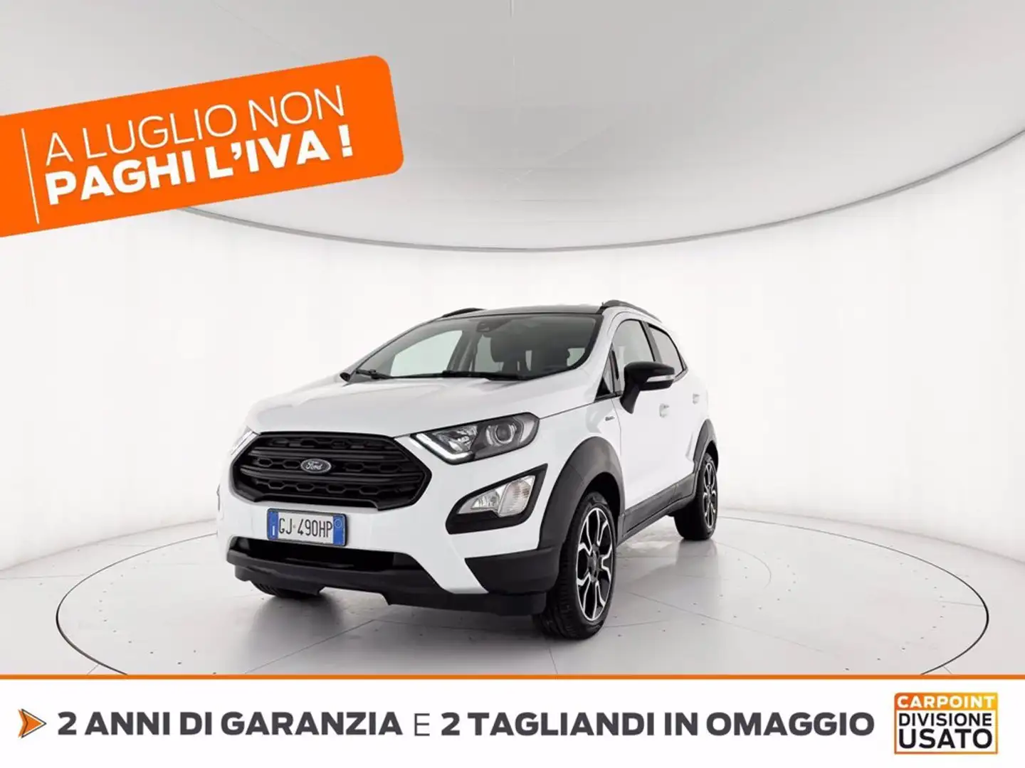 Ford EcoSport 1.0 ecoboost active s&s 125cv Bianco - 1