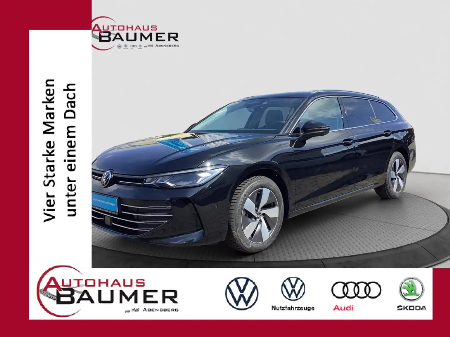 Volkswagen Passat Variant Business 1.5 eTSI DSG Navi LED AHK Zwart - 1