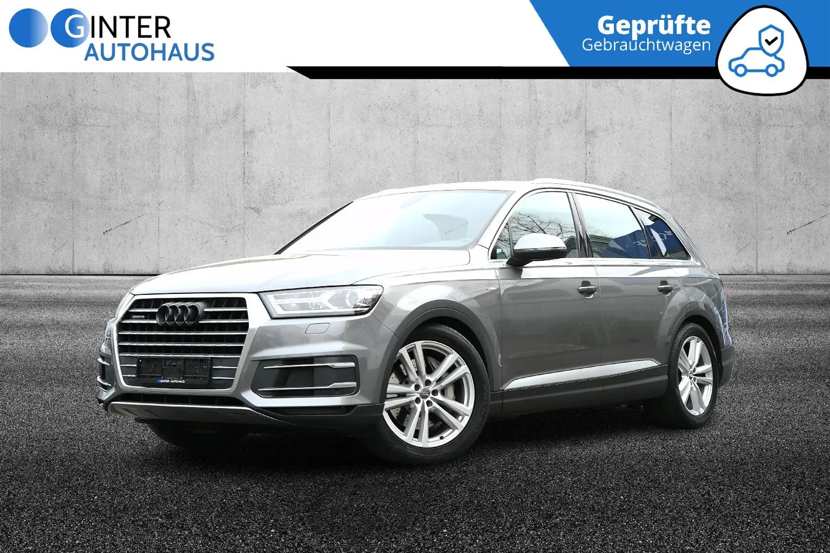 Audi Q7 3.0 TDI ultra quattro S line Sport / Plus Gris - 1