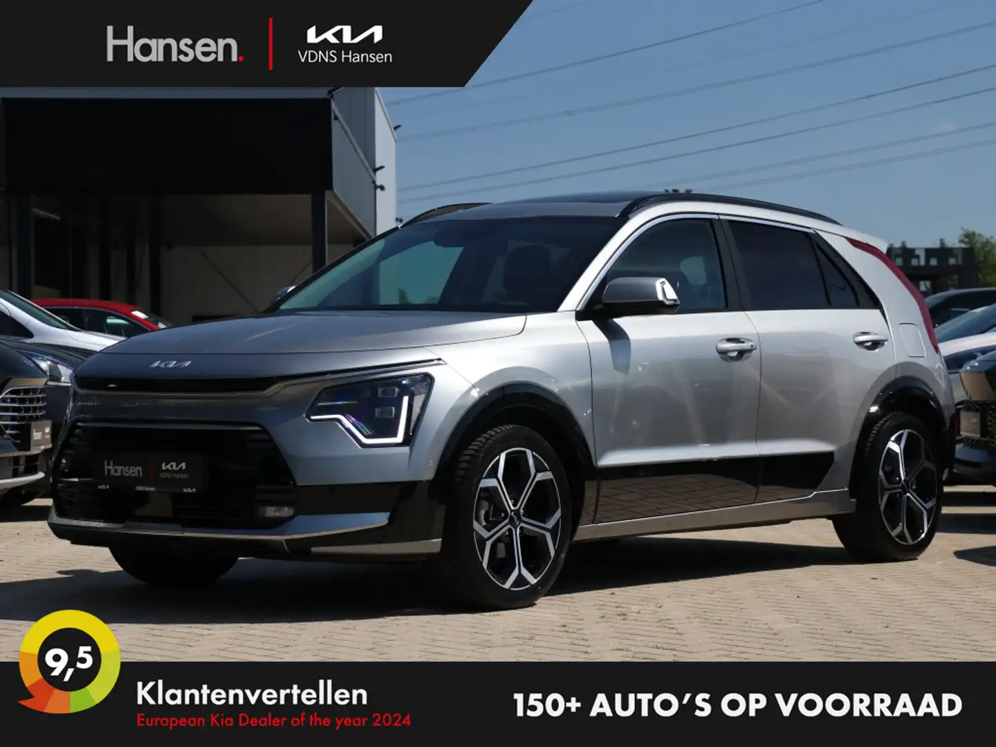 Kia Niro 1.6 GDi HEV ExecutiveLine I Schuifdak I Leder I Ha Grijs - 1