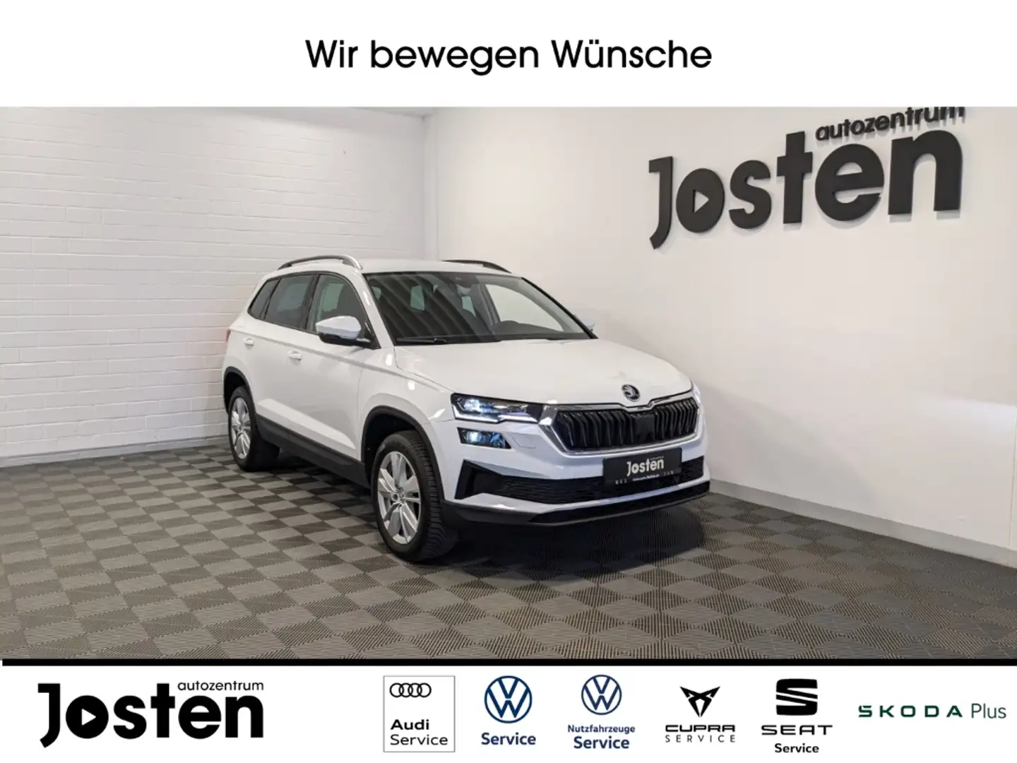 Skoda Karoq Selection 1.5 TSI MATRIX VIRTUAL NAVI ACC RFK Weiß - 1