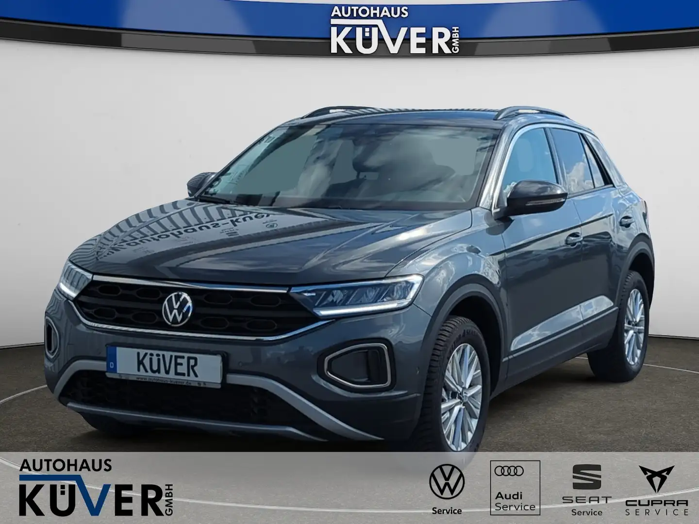 Volkswagen T-Roc Life 1,5 TSI ACC+LED+Shzg.+Einparkh.+16´´ Grau - 1