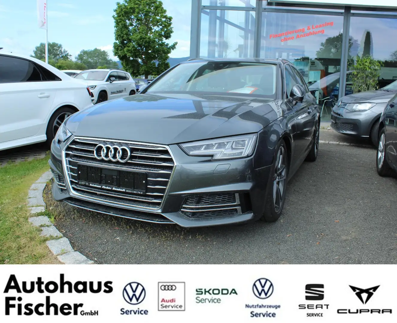 Audi A4 40 TDI design Gris - 1