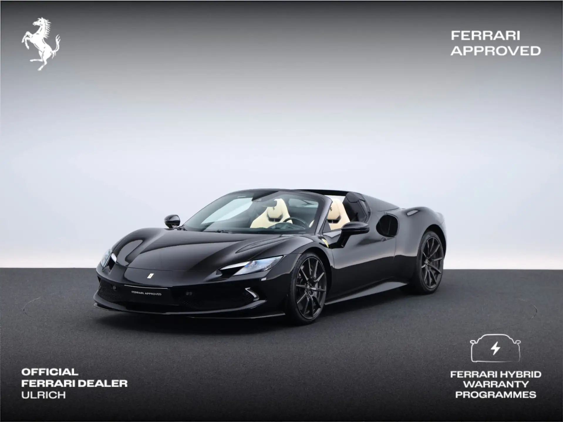 페라리 296 GTS 2023 검정 사진 1