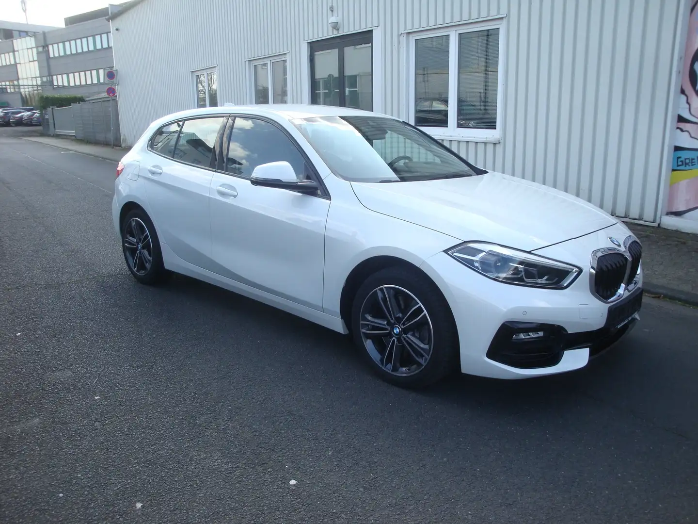 BMW 120 120 d xDrive Sport Line Blanc - 2