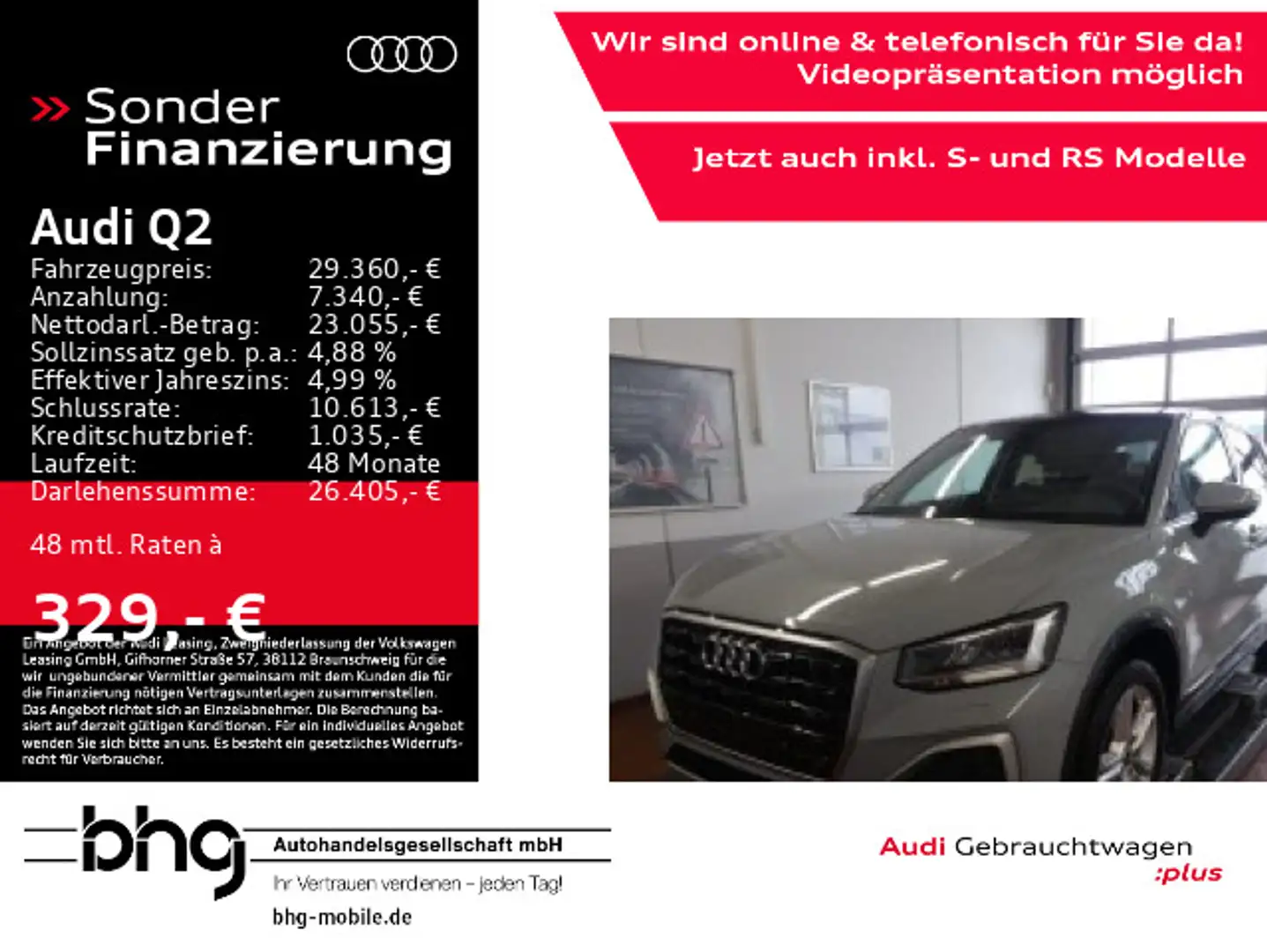 Audi Q2 35 TFSI S tronic advanced PanoDach virtualC. Schwarz - 1