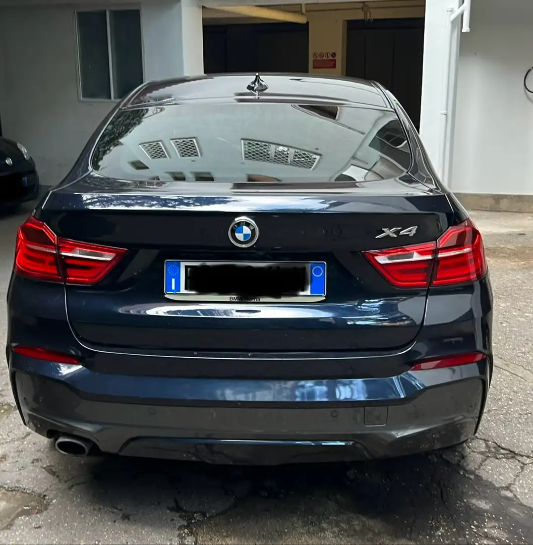 BMW X4 M xdrive X4M 20d Blauw - 2