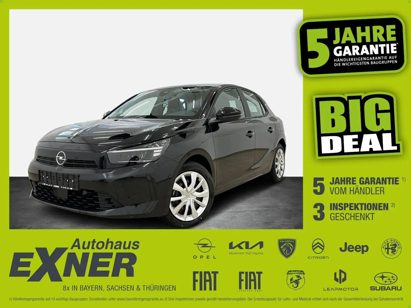 Opel Corsa F 1.2 Klimaanlage, LED, Sitzheizung Schwarz - 1
