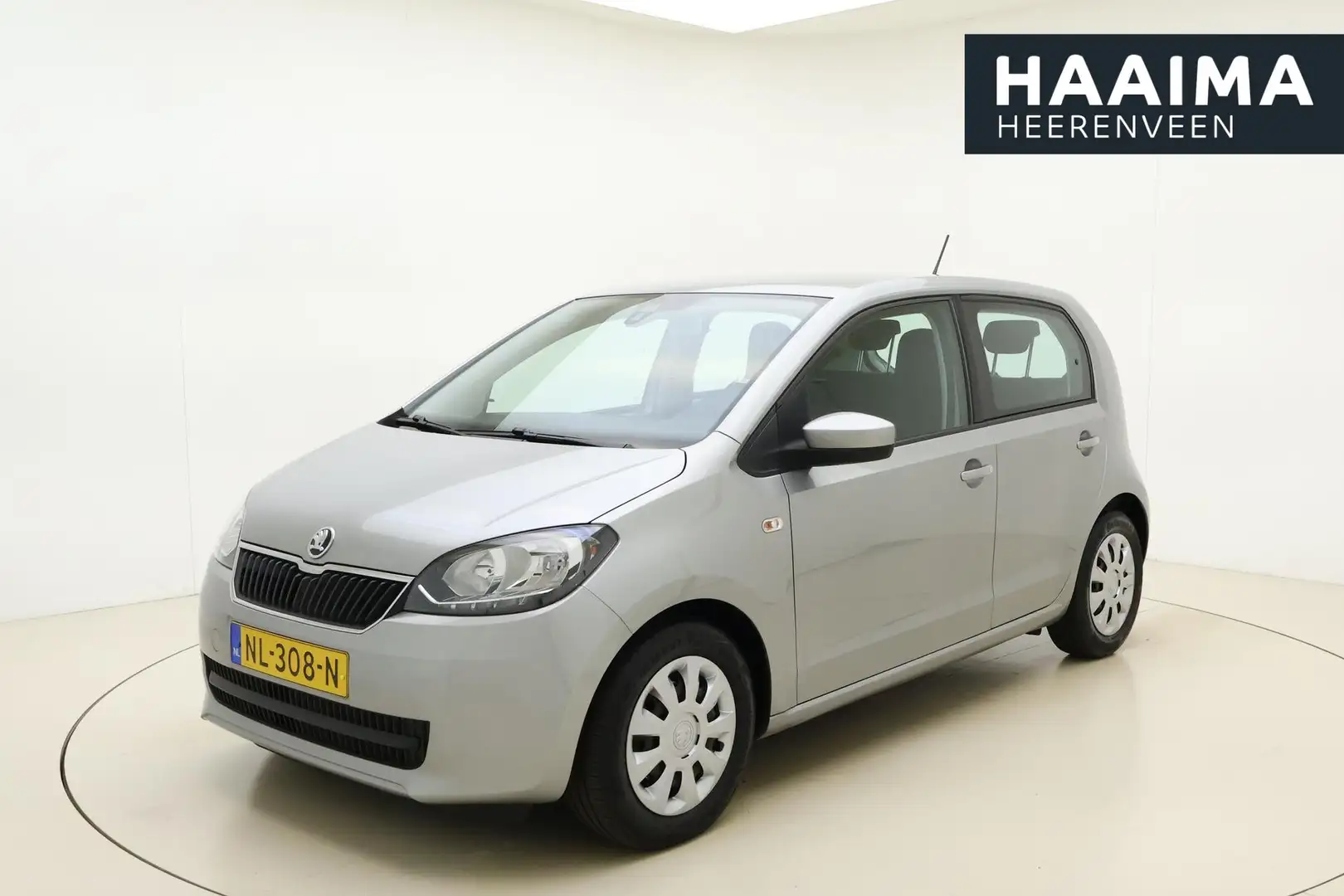 Skoda Citigo 1.0 Greentech Ambition 60 PK | 5-drs | Cruise Cont Grijs - 1