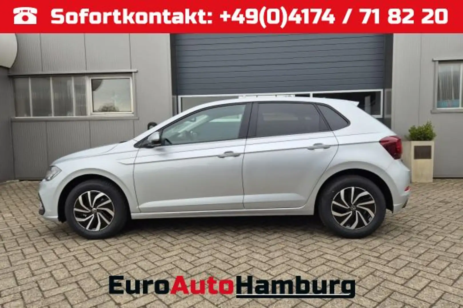 Volkswagen Polo Life 1.0 TSI 95PS Rückf.Kamera Sitzheizung Digital Silber - 1