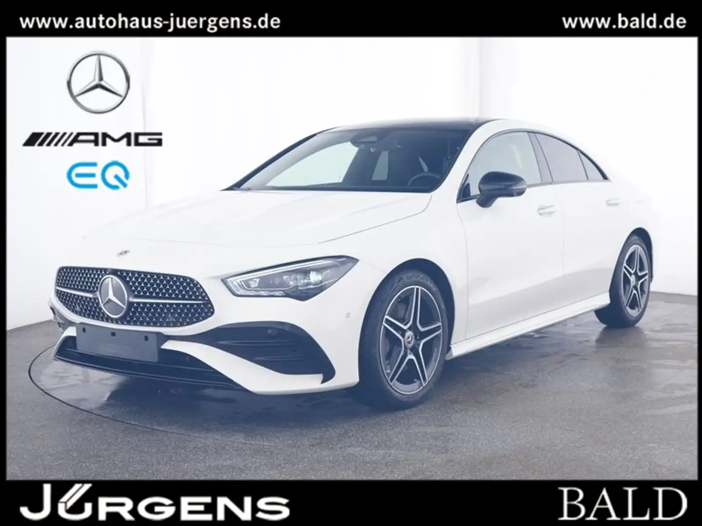 Mercedes-Benz CLA 200 Coupé AMG-Sport/MLB/Pano/Night/Totw/Memo Weiß - 2