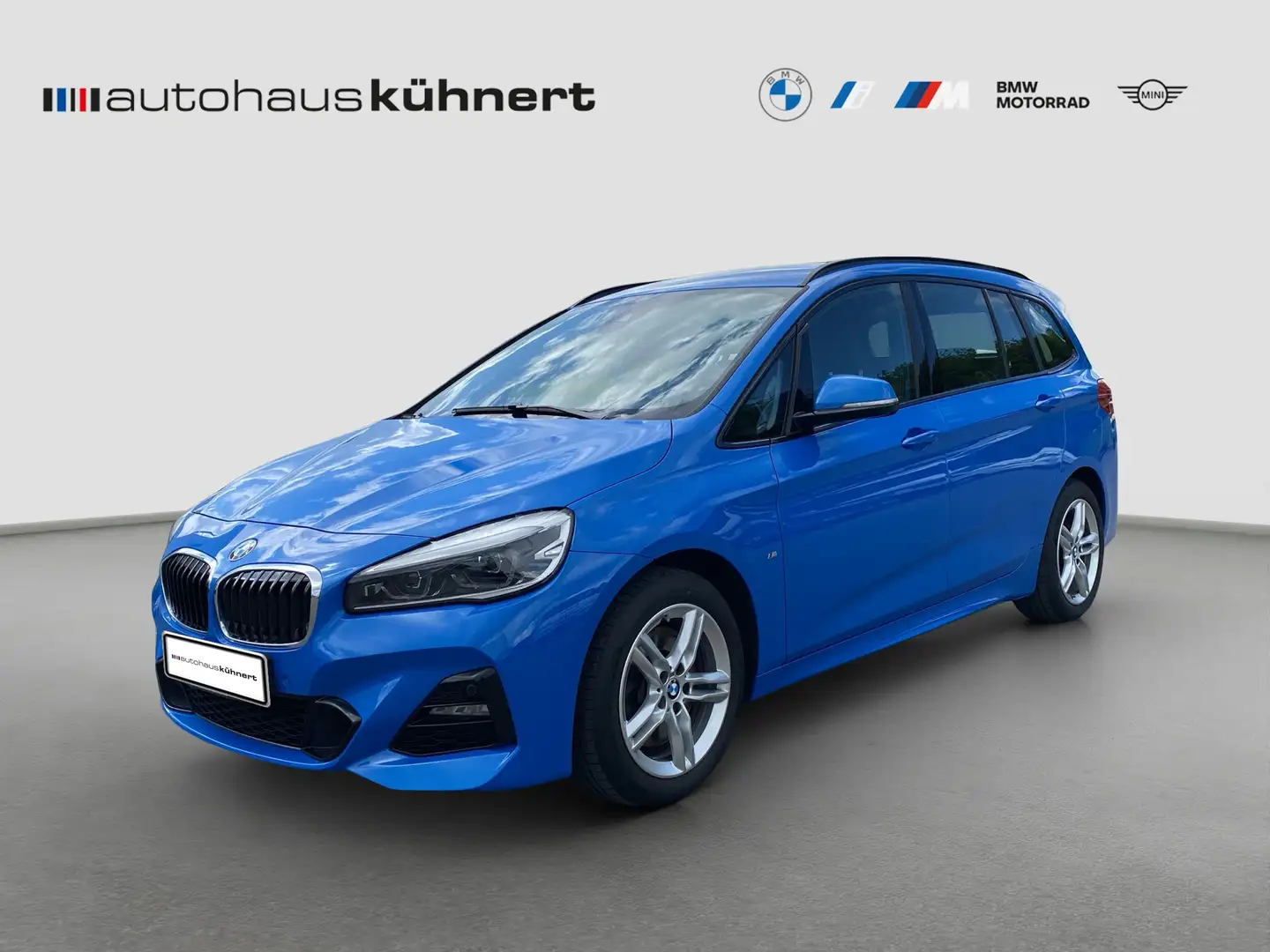 BMW 220 d xDrive Gran Tourer ///M-Sport ACC AHK Navi+ HUD Blauw - 1