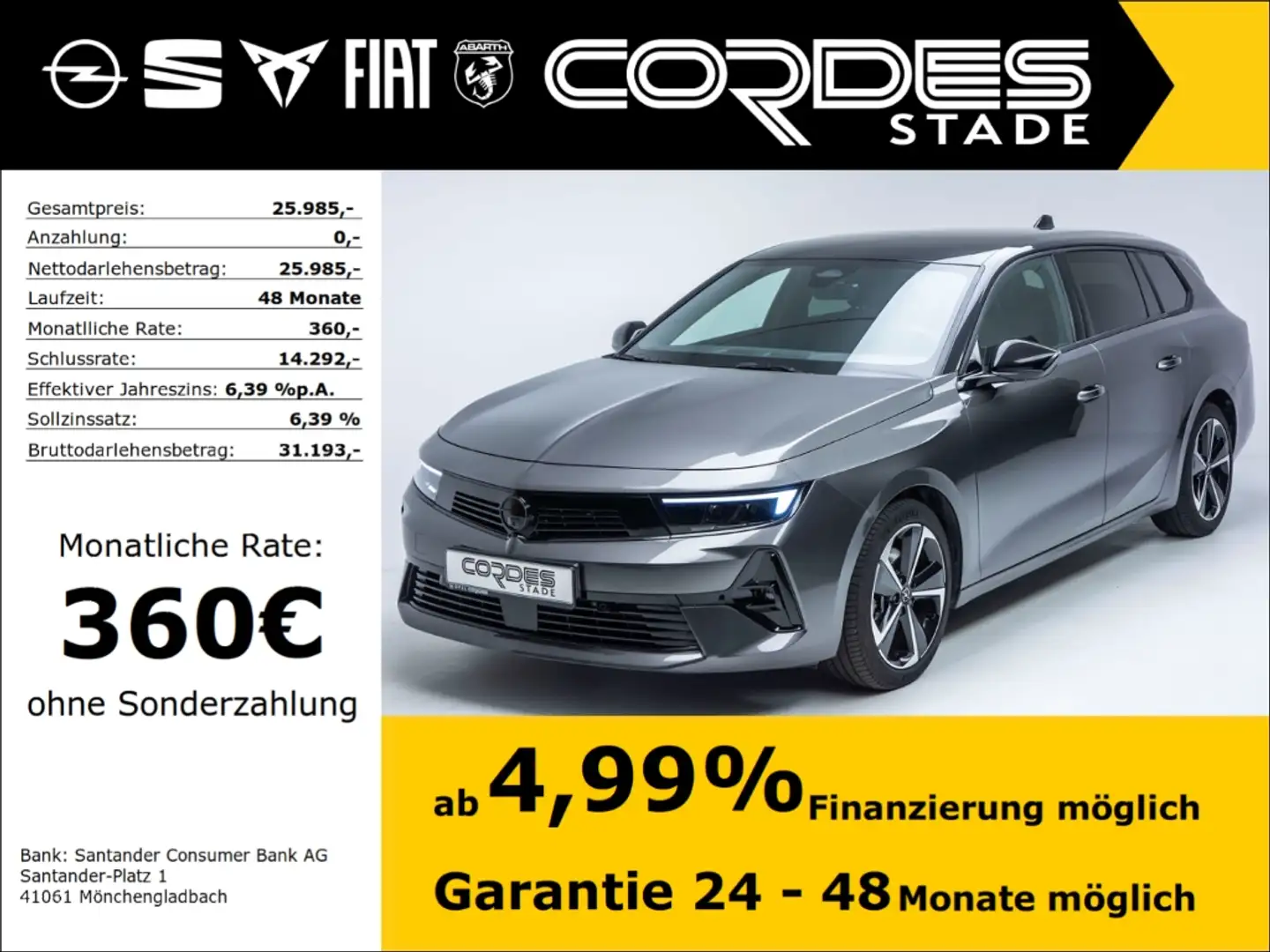 Opel Astra L ST GS Line 1.2 Turbo  Automatik Kamera  PDC (196 Grau - 1