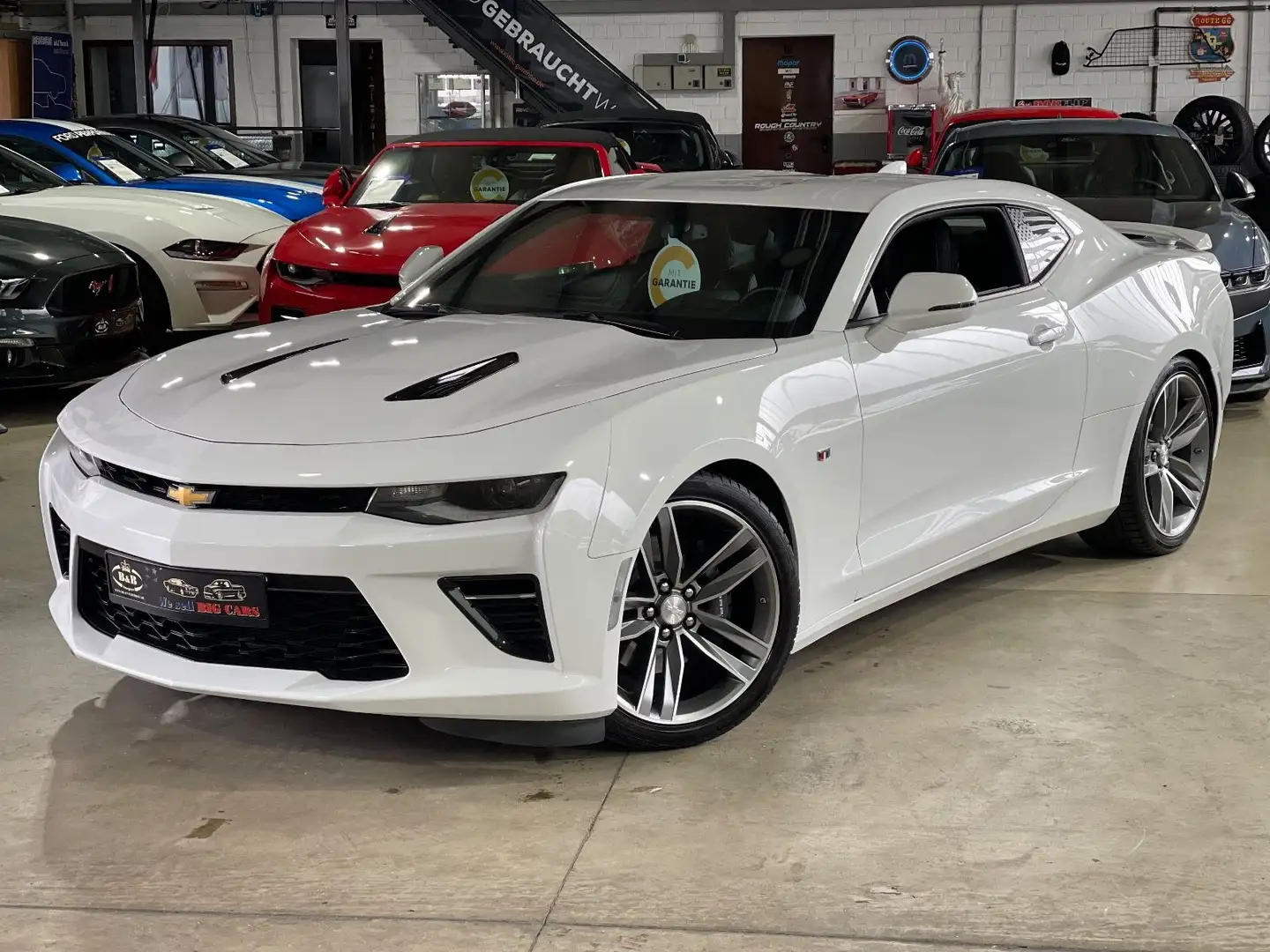 Chevrolet Camaro COUPE V8+6.2L+UNFALLFREI+DE-FHZG+LEDER+GARANTIE Blanc - 1