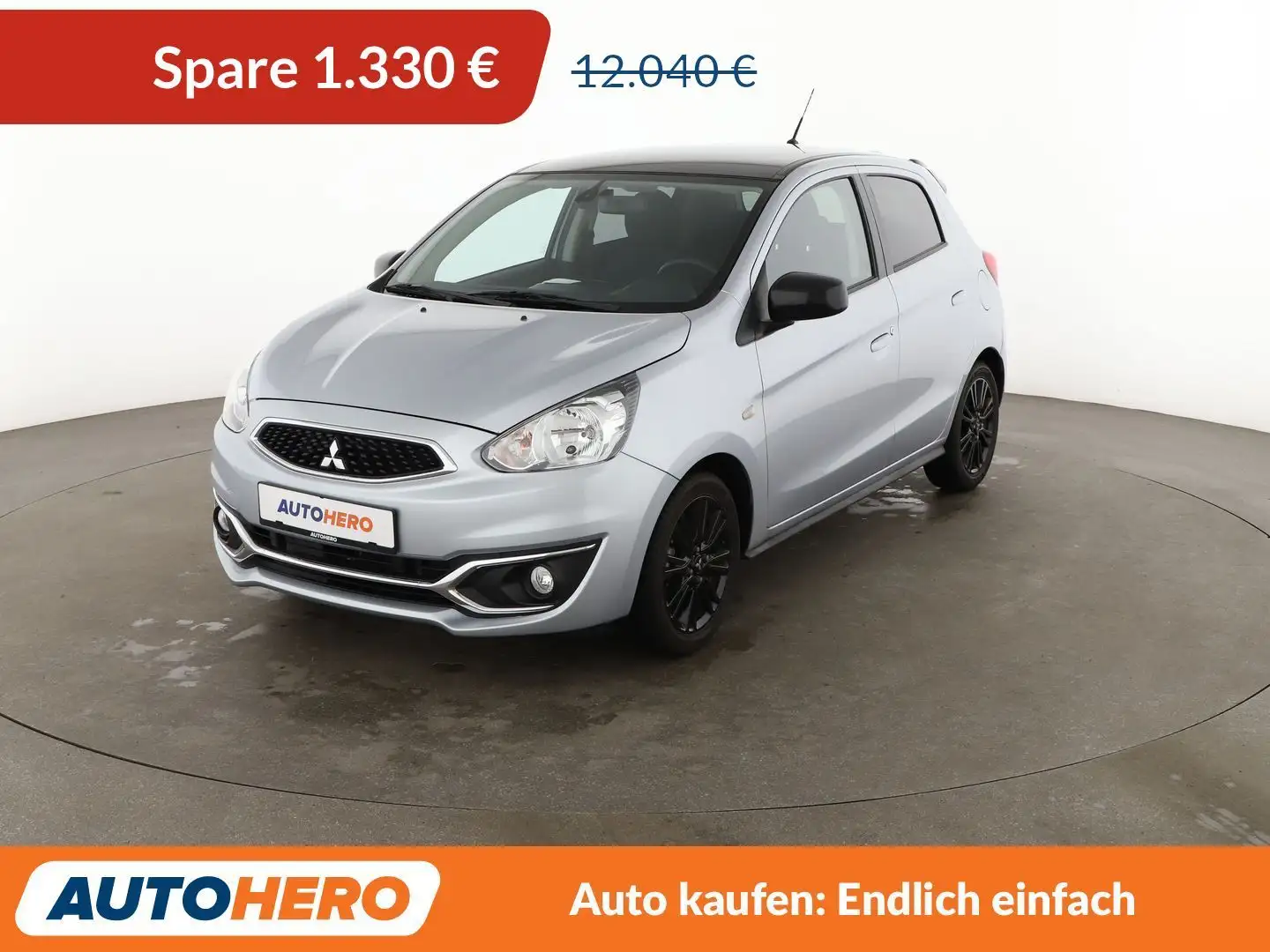 Mitsubishi Space Star 1.2 Diamant Edition+ *NAVI*SHZ*KLIMA*GARANTIE* Gris - 1