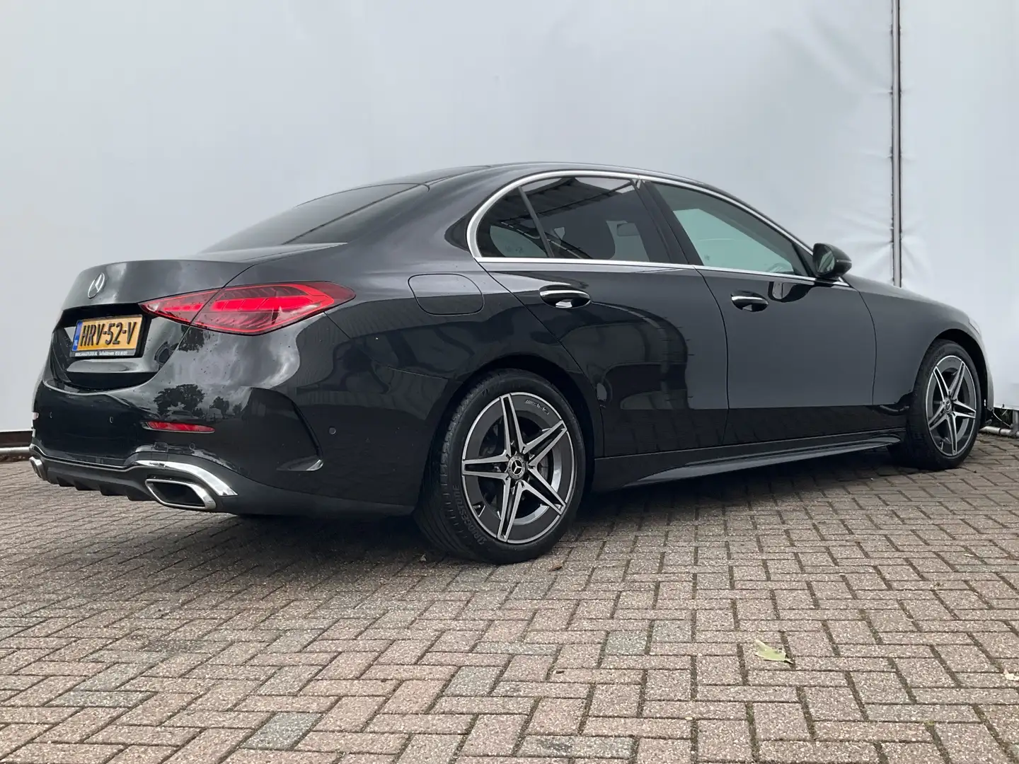 Mercedes-Benz C 220 D AMG Line Stoel.electr.Verw Sfeerverl, Hybride Ni Gris - 2