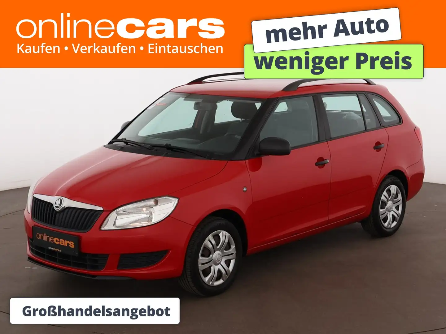 Skoda Fabia 1.2 MPI KLIMA-ANLAGE RADIO Rot - 1