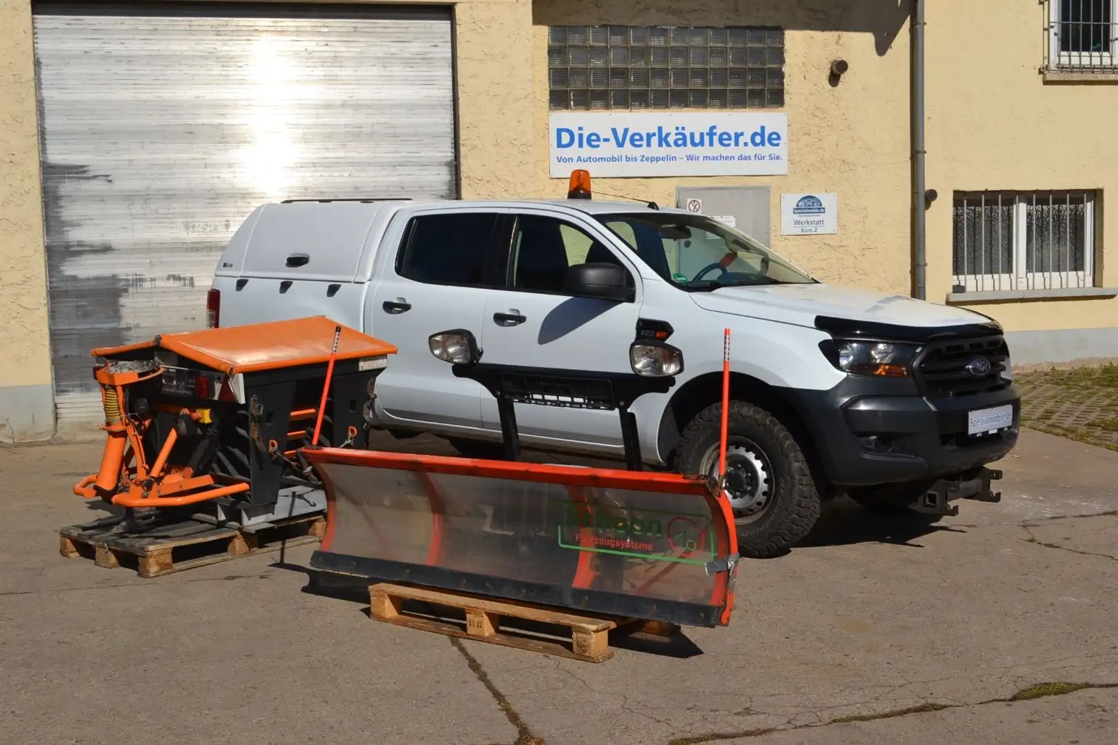 Ford Ranger XL Streuer 4x4  WINTERDIENST Schneepflug Weiß - 1