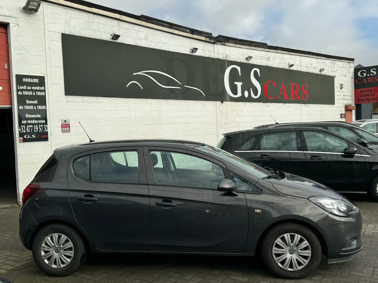 Opel Corsa 1.4i Black Edition//113.000km//Boite Automatique// Gris - 2