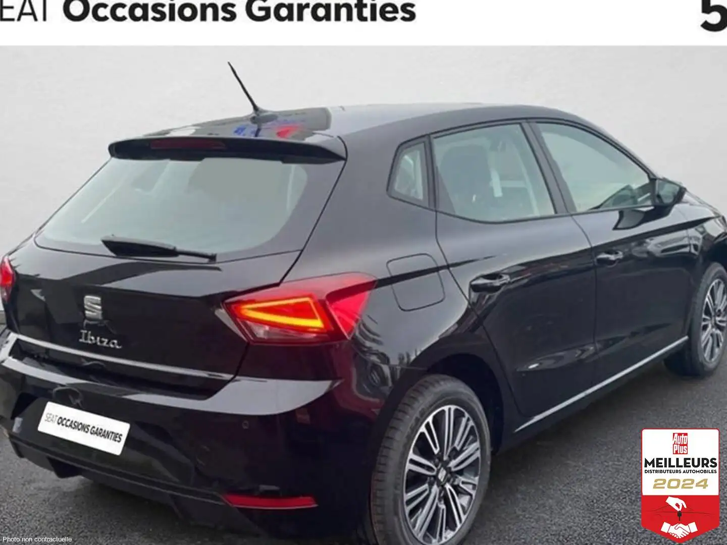SEAT Ibiza 1.0 ecotsi 95 ch s/s bvm5 fr Noir - 2