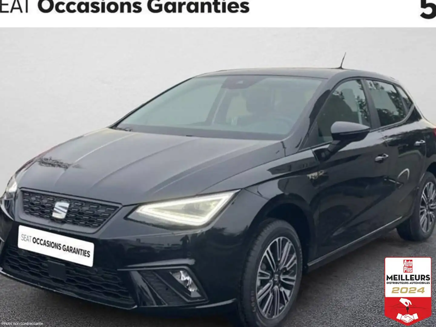 SEAT Ibiza 1.0 ecotsi 95 ch s/s bvm5 fr Noir - 1