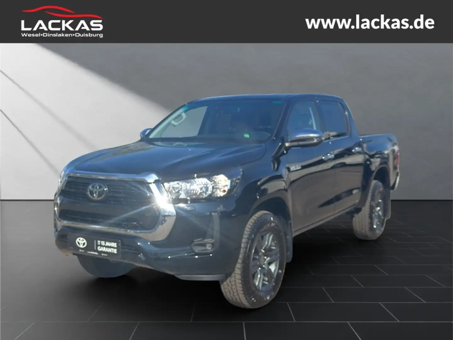 Toyota Hilux Double Cab Comfort 4x4 2.4 D-4D EU6d*AHK*WANNE*A/T Negru - 1