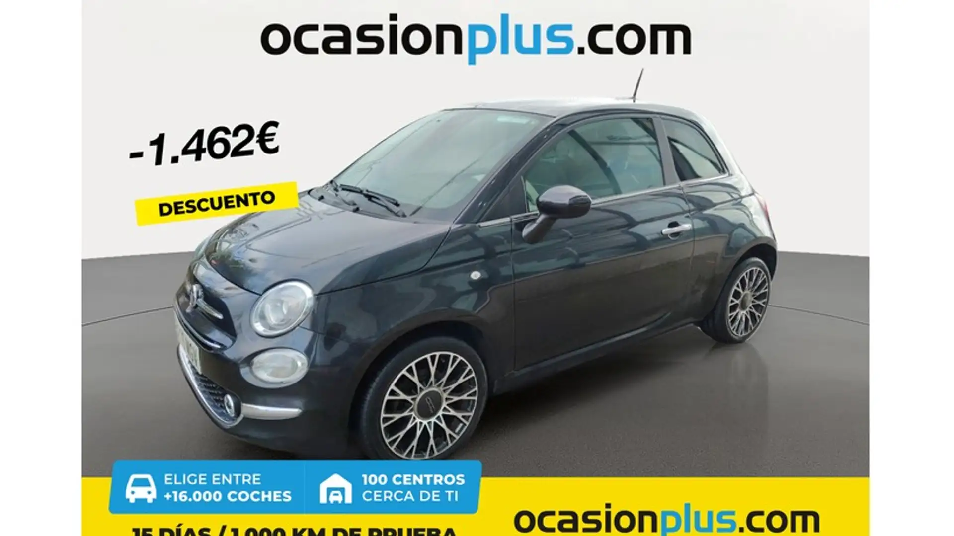 Fiat 500 1.0 Hybrid Dolcevita 52kW Noir - 1