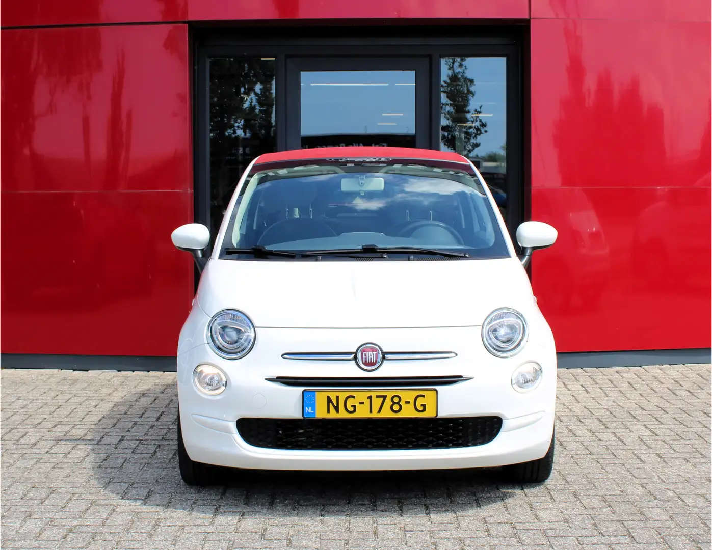 Fiat 500C 1.2 Popstar Cabrio | 15" Alu Velgen | USB/Aux aans Blanc - 2
