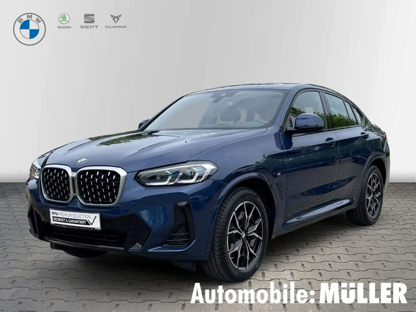 BMW X4 xDrive20d M-Sport*AHK*Laserlicht*RFK*Harman&Kardon Blau - 1