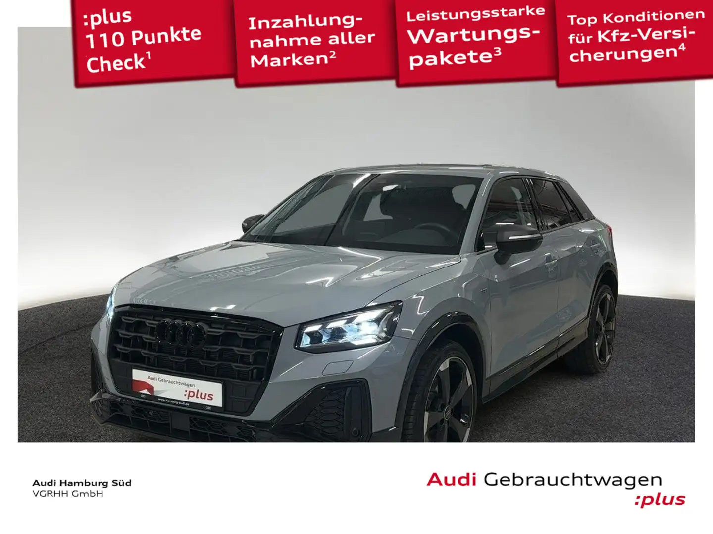 Audi Q2 35 TFSI S line S tronic NAV/MATRIX/LM19/ACC Grau - 1