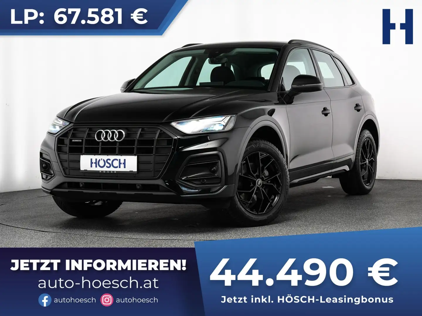 Audi Q5 40 TDI quattro advanced BLACK AHK KAMERA ASSISTENZ Negro - 1