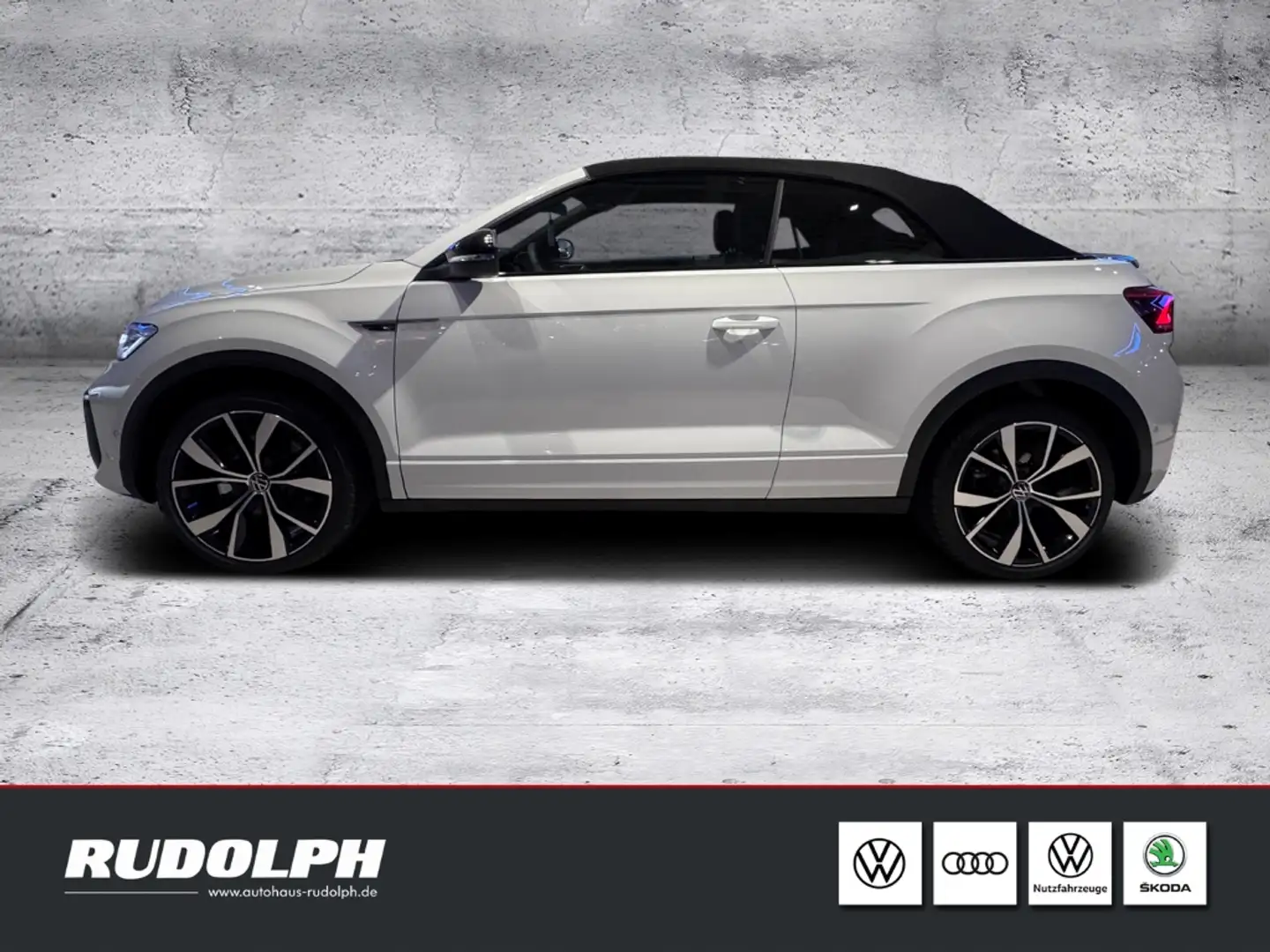 Volkswagen T-Roc Cabriolet 1.5 TSI R-Line DSG LED Navi AHK SHZ Wind Weiß - 2