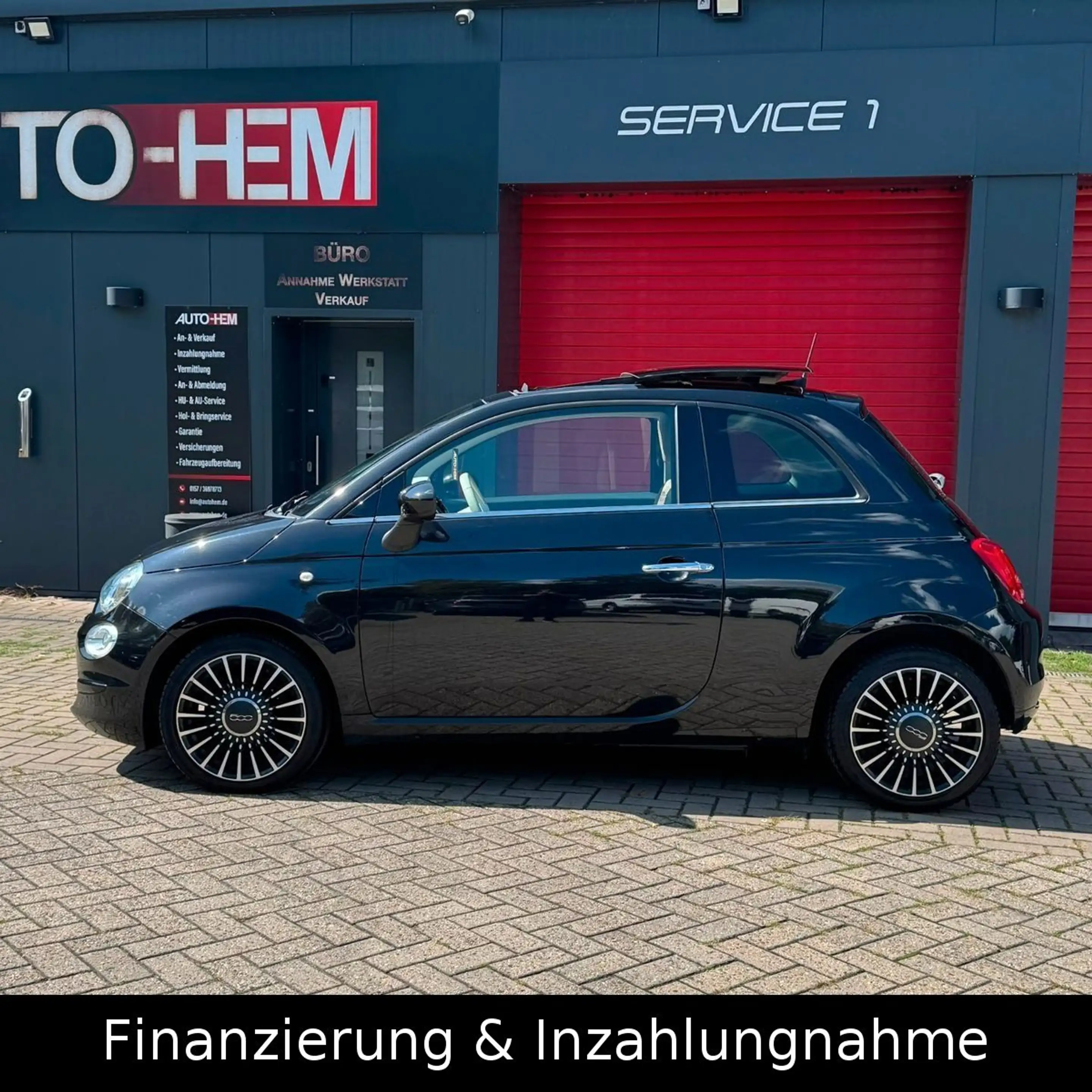Fiat 500 Automatik AppleCar Navi Pano SHZ PDC — photo 2