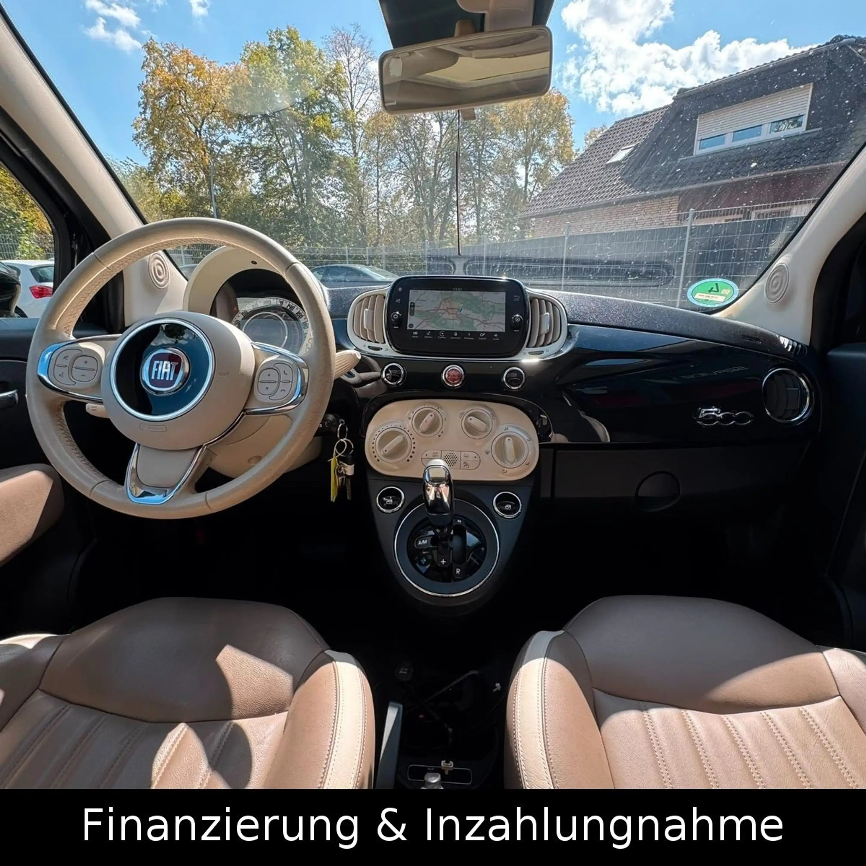 Fiat 500 Automatik AppleCar Navi Pano SHZ PDC — photo 12