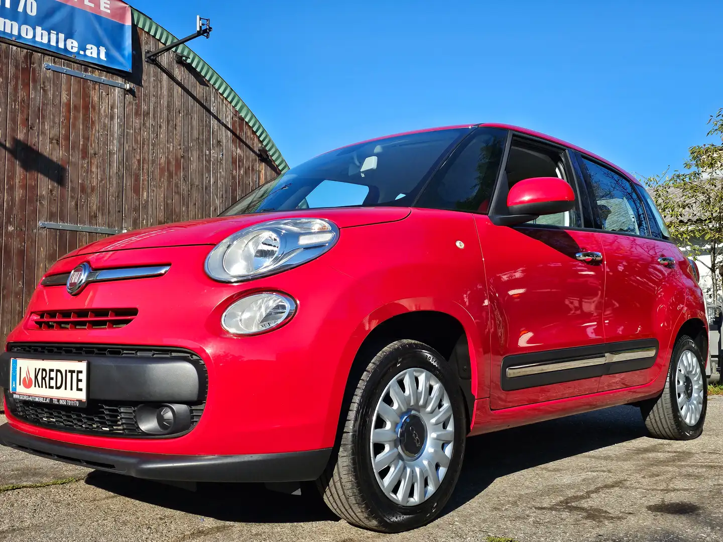 Fiat 500L 0,9 TwinAir Turbo 85 CNG Lounge 1-Hand Rostfrei 1A Rosso - 2