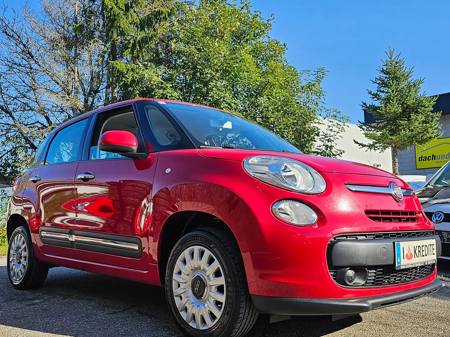 Fiat 500L 0,9 TwinAir Turbo 85 CNG Lounge 1-Hand Rostfrei 1A Rosso - 1