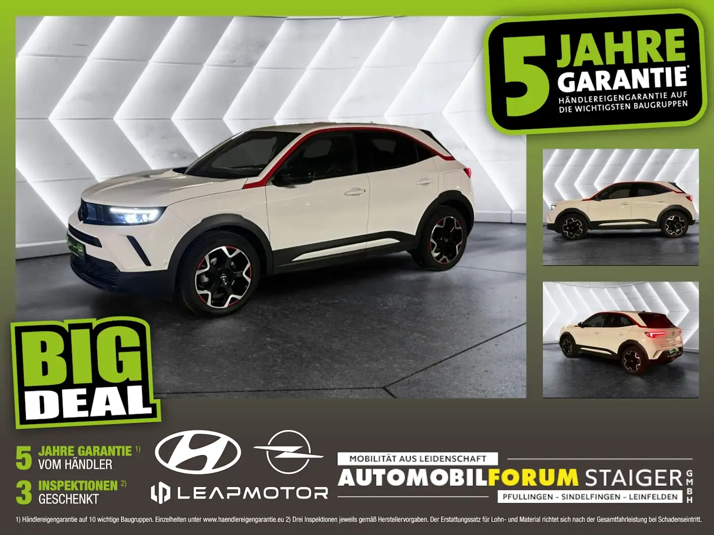Opel Mokka-E Mokka e GS Line 5 Jahre Garantie BigDeal Blanco - 1