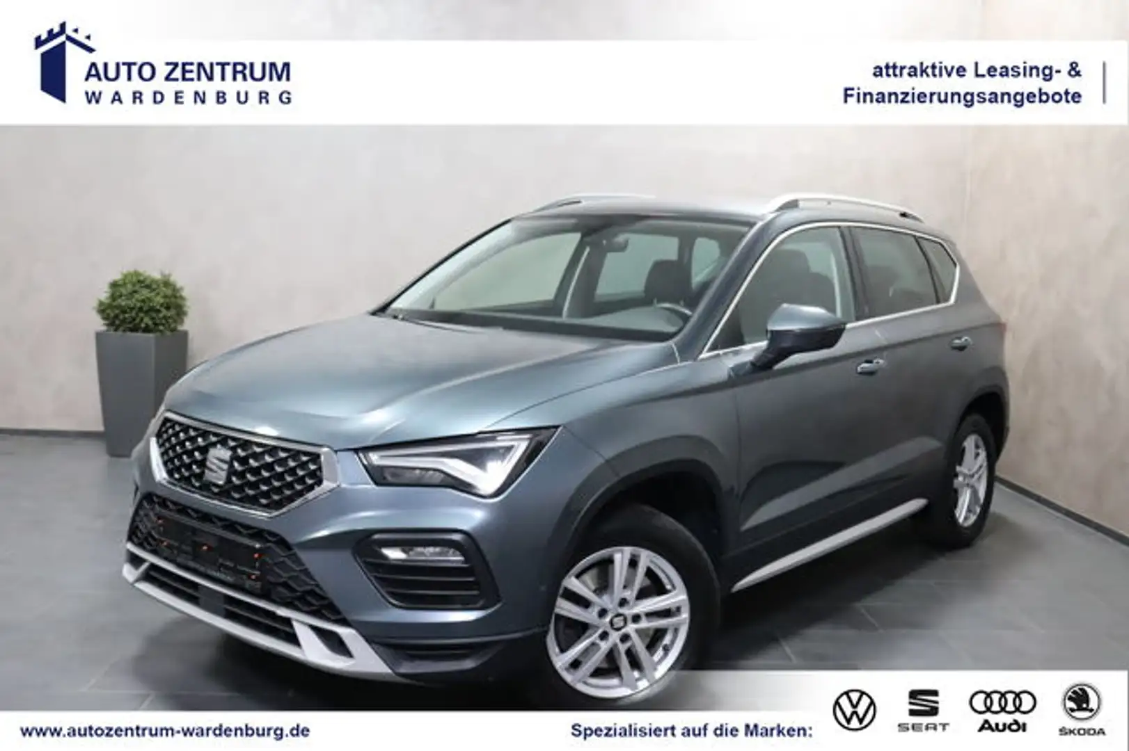 SEAT Ateca Xperience 4Drive DSG LED CAM LEDER NAVI Gris - 1