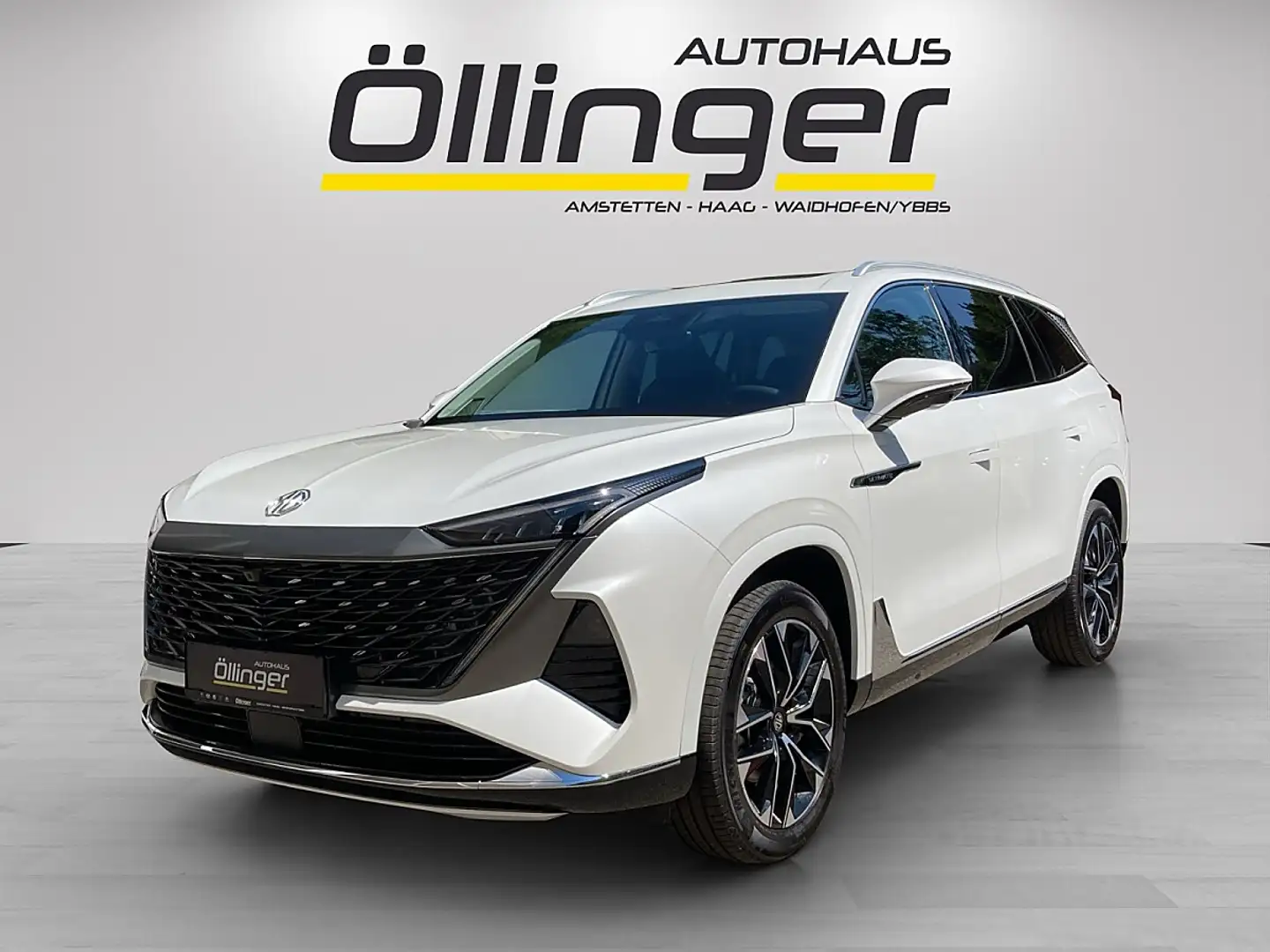 MG MGS9 1,5 PHEV Premium + Österreich Paket! Weiß - 1