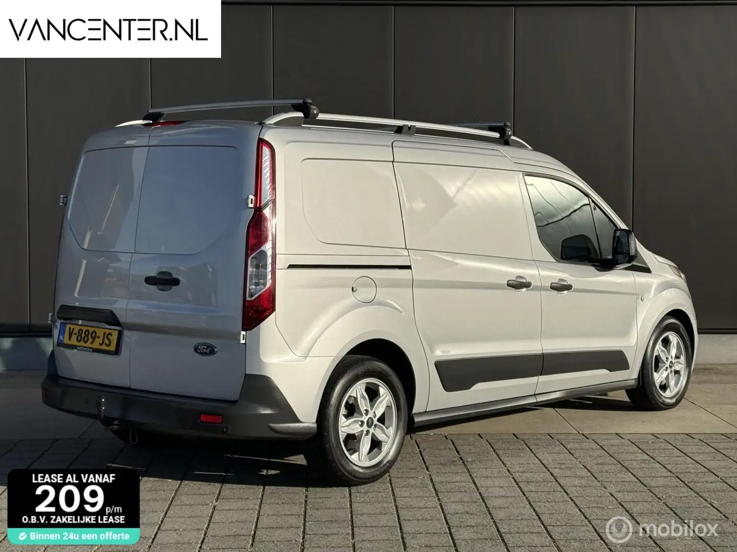 Ford Transit Connect 1.5 TDCI L2 Automaat Trekhaak EURO 6 Silber - 2
