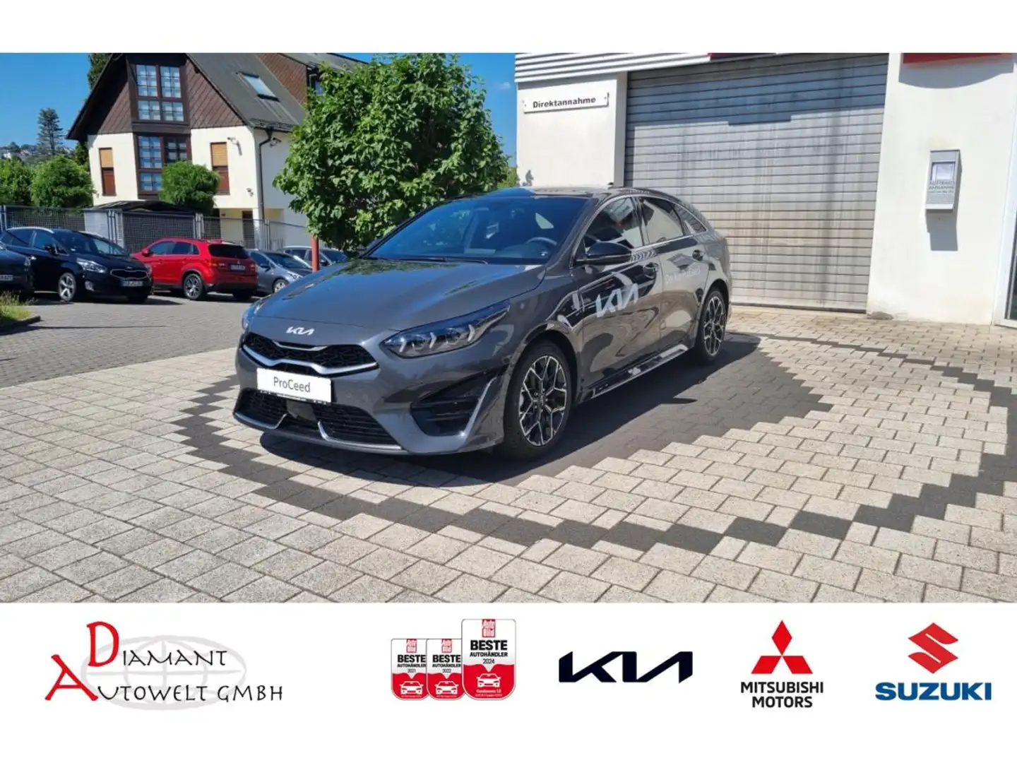 Kia ProCeed / pro_cee'd 1.5T 140 GT-Line DCT7 mit Glasdach, Leder- und Tec Grau - 1