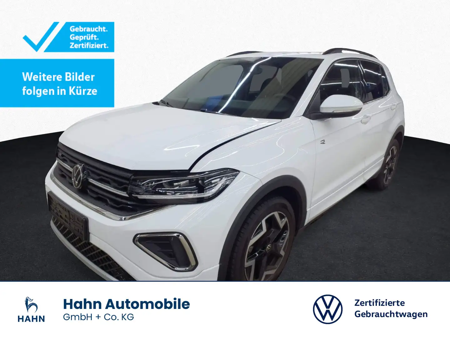 Volkswagen T-Cross 1.5TSI DSG R-Line ACC AHK Cam Matrix Nav Weiß - 1