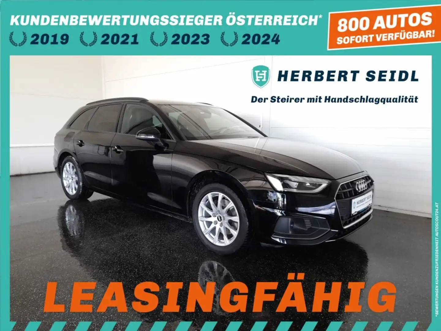 Audi A4 Avant 35 TDI S-tr *VOLL-LED MIT FLA / ASS PAKETE TOUR & STADT / ACC / KAMERA / E-KLAPPE* Schwarz - 1