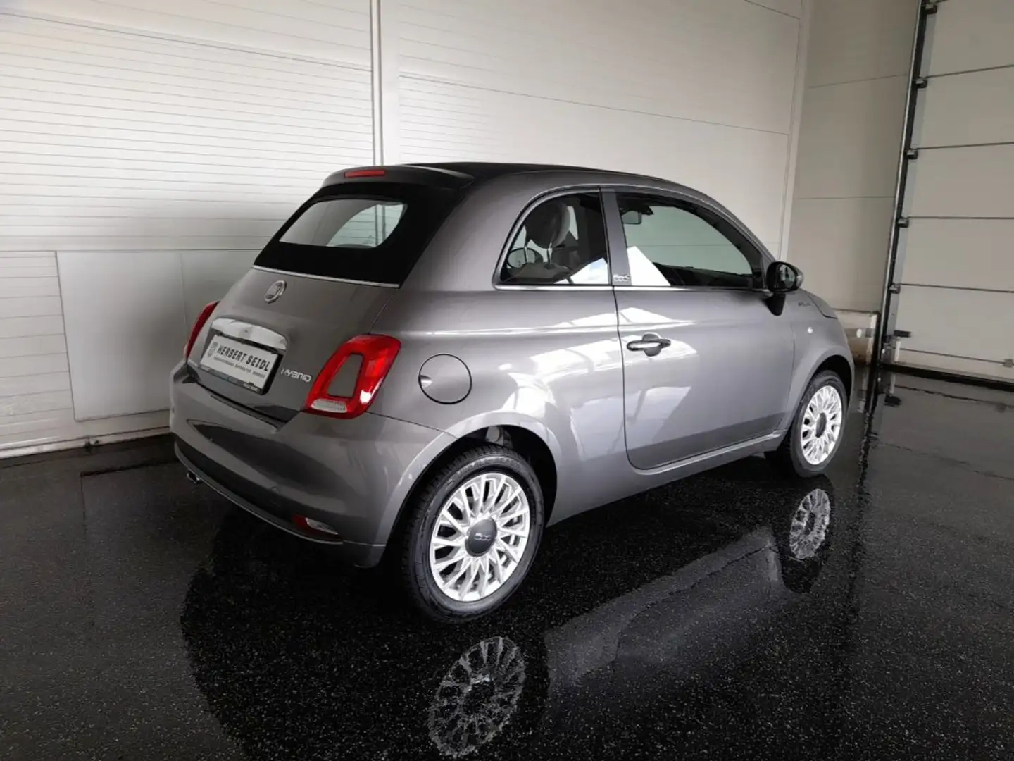 Fiat 500C DOLCE VITA Hybrid *VOLLLEDER / APP CONNECT / ALU / TEMPOMAT / KLIMA* Grau - 2