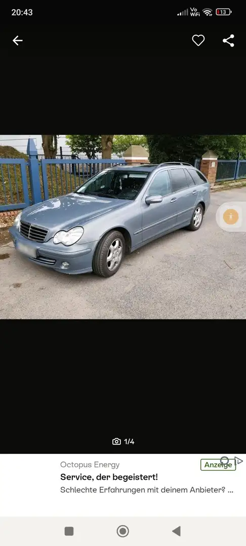Mercedes-Benz C 180 T Kompressor Avantgarde Grau - 1